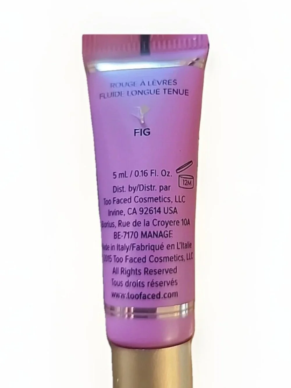 Too Faced Melted Liquified Long Wear Lipstick FIG 2014 RARE New With Box